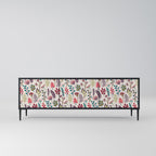 AUTUMN SUNDRIES TV-Lowboard mit 3 Türen in Schwarz