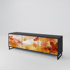 TRACES OF AUTUMN TV-Lowboard mit 3 Türen in Schwarz