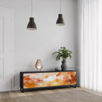 TRACES OF AUTUMN TV-Lowboard mit 3 Türen in Schwarz