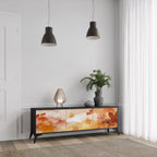 TRACES OF AUTUMN TV-Lowboard mit 3 Türen in Schwarz