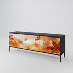 TRACES OF AUTUMN TV-Lowboard mit 3 Türen in Schwarz