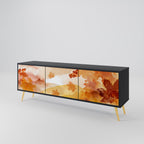 TRACES OF AUTUMN TV-Lowboard mit 3 Türen in Schwarz