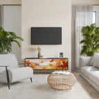 TRACES OF AUTUMN TV-Lowboard mit 3 Türen in Schwarz