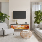 TRACES OF AUTUMN TV-Lowboard mit 3 Türen in Schwarz