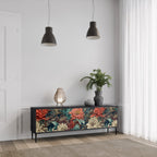 SPROUTING GRACE TV-Lowboard mit 3 Türen in Schwarz