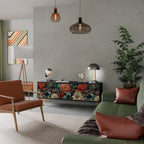 SPROUTING GRACE TV-Lowboard mit 3 Türen in Schwarz