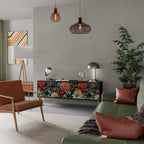 SPROUTING GRACE TV-Lowboard mit 3 Türen in Schwarz