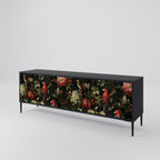 AVIAN GREENERY TV-Lowboard mit 3 Türen in Schwarz