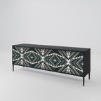 DIMENSION DELIGHTS TV-Lowboard mit 3 Türen in Schwarz