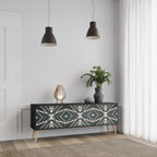 DIMENSION DELIGHTS TV-Lowboard mit 3 Türen in Schwarz