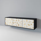 SPOTTED DAZE TV-Lowboard mit 3 Türen in Schwarz