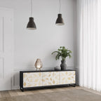 SPOTTED DAZE TV-Lowboard mit 3 Türen in Schwarz