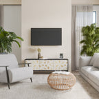 SPOTTED DAZE TV-Lowboard mit 3 Türen in Schwarz