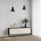 SPOTTED DAZE TV-Lowboard mit 3 Türen in Schwarz