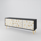 SPOTTED DAZE TV-Lowboard mit 3 Türen in Schwarz