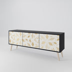 SPOTTED DAZE TV-Lowboard mit 3 Türen in Schwarz