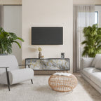 TIMELESS GLIDE TV-Lowboard mit 3 Türen in Schwarz