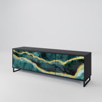 GOLDRUSH ODYSSEY TV-Lowboard mit 3 Türen in Schwarz