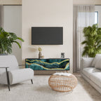 GOLDRUSH ODYSSEY TV-Lowboard mit 3 Türen in Schwarz