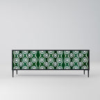 GREEN EYES TV-Lowboard mit 3 Türen in Schwarz