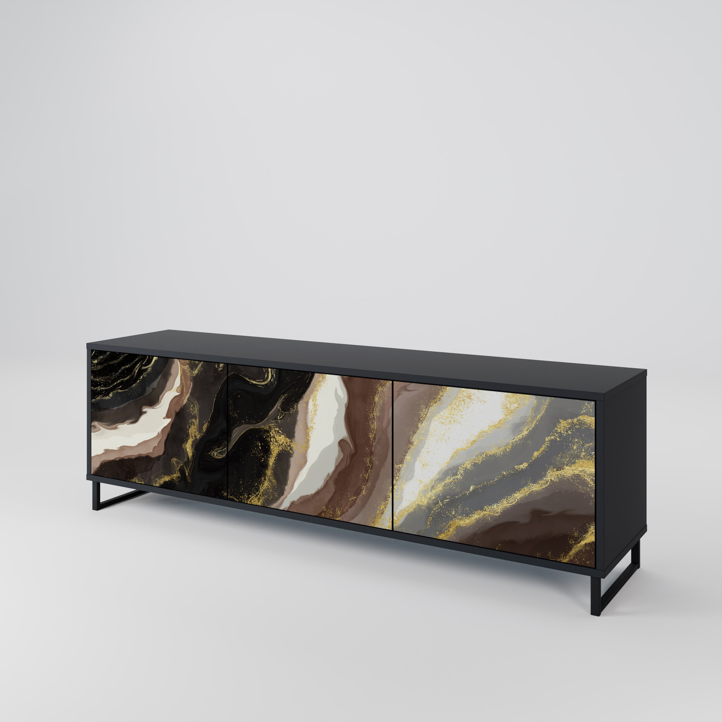 GOLD DUST 3-türiges TV-Lowboard