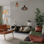 GOLD DUST TV-Lowboard mit 3 Türen in Schwarz