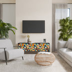 TESSELATE TREASURES TV-Lowboard mit 3 Türen in Schwarz