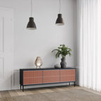 HYPNOTIC GATE TV-Lowboard mit 3 Türen in Schwarz