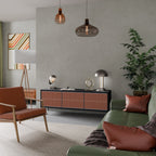 HYPNOTIC GATE TV-Lowboard mit 3 Türen in Schwarz