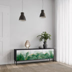 EXPENSIVE NATURE TV-Lowboard mit 3 Türen in Schwarz