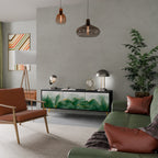 EXPENSIVE NATURE TV-Lowboard mit 3 Türen in Schwarz