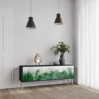 EXPENSIVE NATURE TV-Lowboard mit 3 Türen in Schwarz