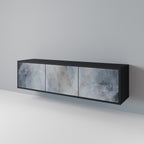 MUTED ARC TV-Lowboard mit 3 Türen in Schwarz