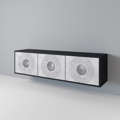 SOLID CIRCLES 3-türiges TV-Lowboard