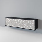 PASSING SECONDS TV-Lowboard mit 3 Türen in Schwarz