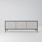 PASSING SECONDS TV-Lowboard mit 3 Türen in Schwarz