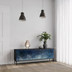 CELESTIAL FALL TV-Lowboard mit 3 Türen in Schwarz