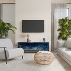 CELESTIAL FALL TV-Lowboard mit 3 Türen in Schwarz