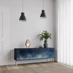 CELESTIAL FALL TV-Lowboard mit 3 Türen in Schwarz