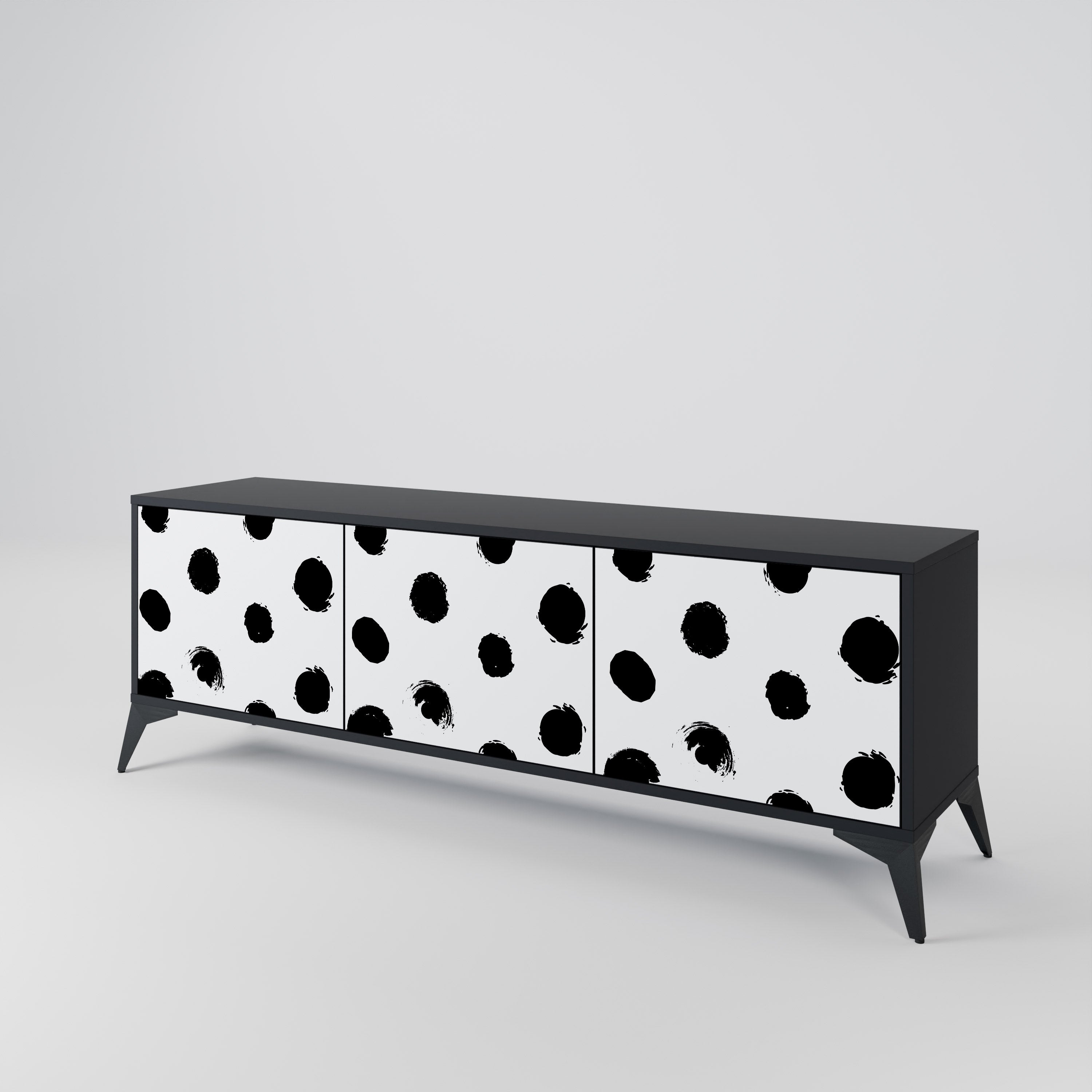 SLIPPING MINUTES 3-Door TV Cabinet
