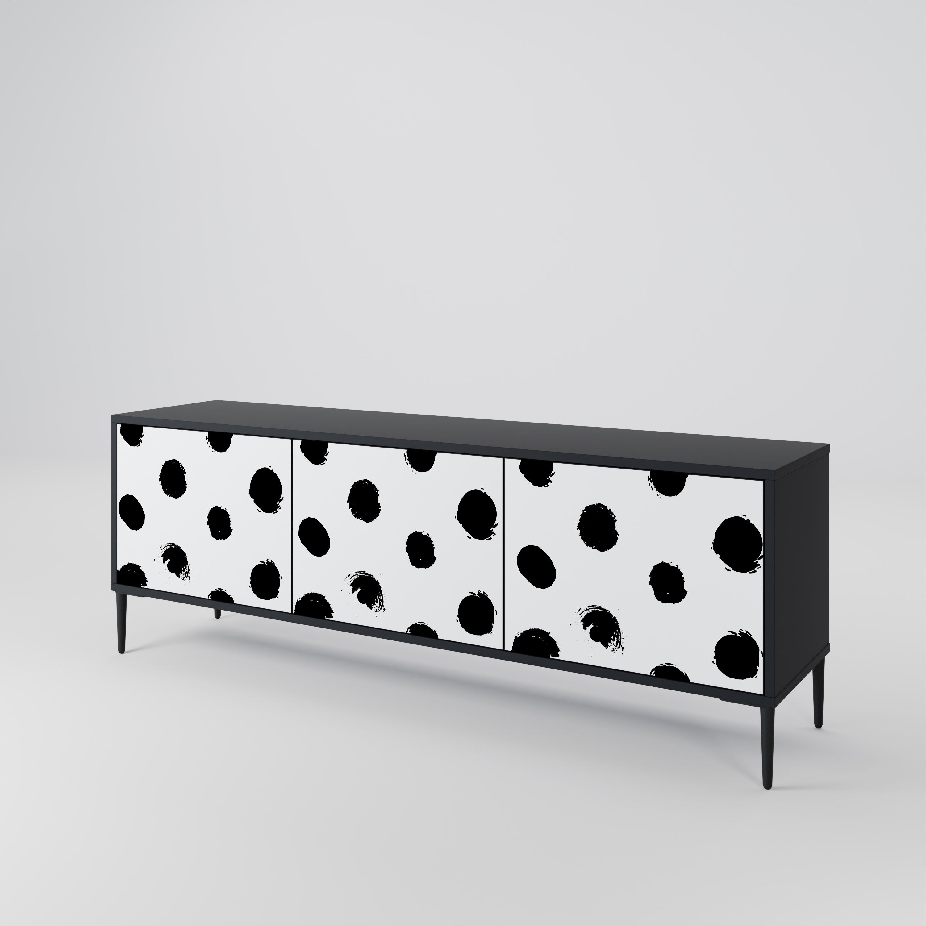 SLIPPING MINUTES 3-Door TV Cabinet