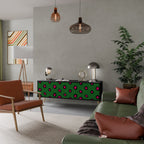 FUNKY SPOTS TV-Lowboard mit 3 Türen in Schwarz