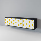 RADIANT REVERIE TV-Lowboard mit 3 Türen in Schwarz