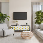 RADIANT REVERIE TV-Lowboard mit 3 Türen in Schwarz