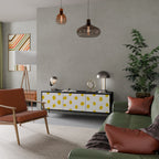 RADIANT REVERIE TV-Lowboard mit 3 Türen in Schwarz