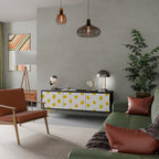 RADIANT REVERIE TV-Lowboard mit 3 Türen in Schwarz