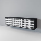 NIGHTY MELODIES TV-Lowboard mit 3 Türen in Schwarz