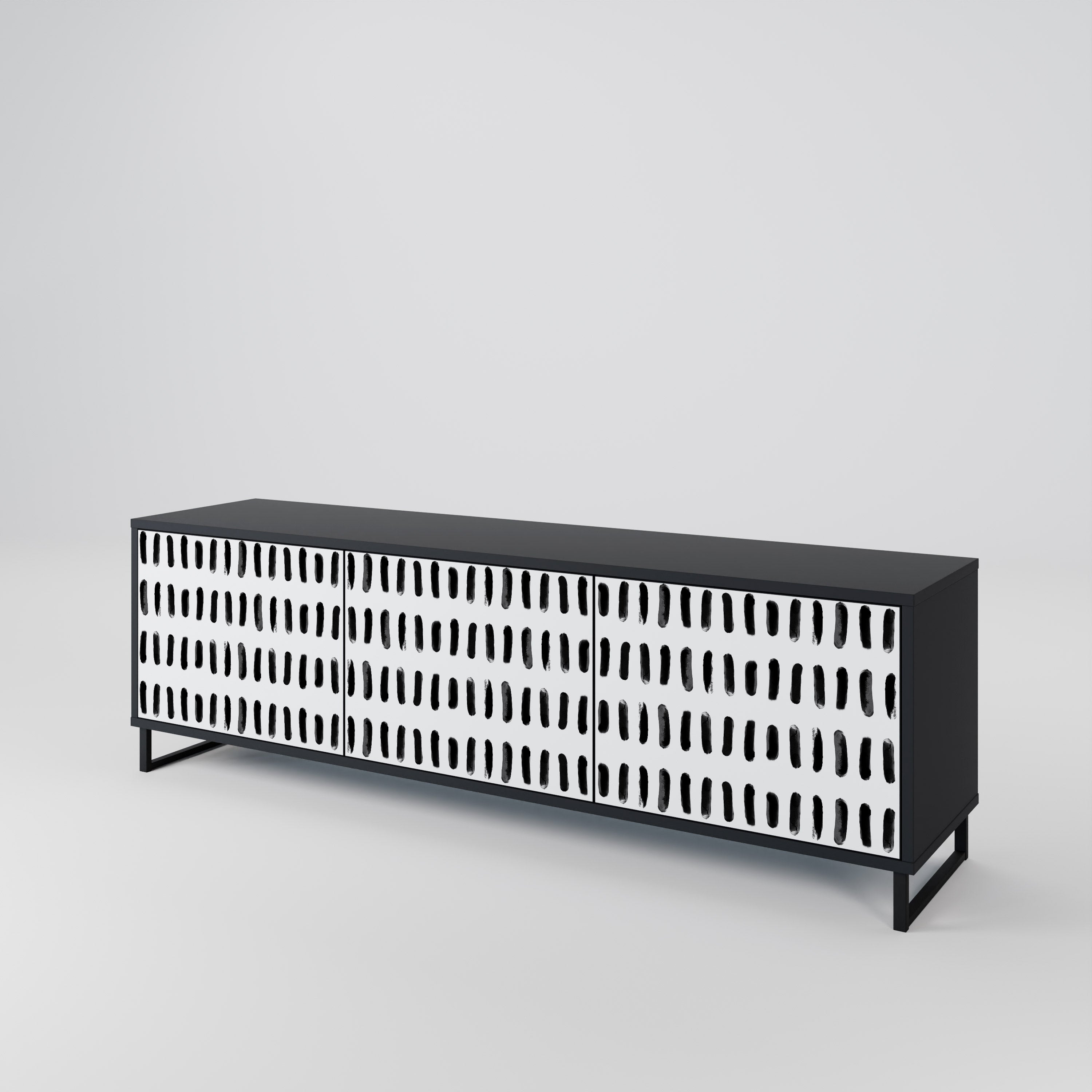 NIGHTY MELODIES 3-Door TV Cabinet