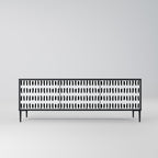 NIGHTY MELODIES TV-Lowboard mit 3 Türen in Schwarz