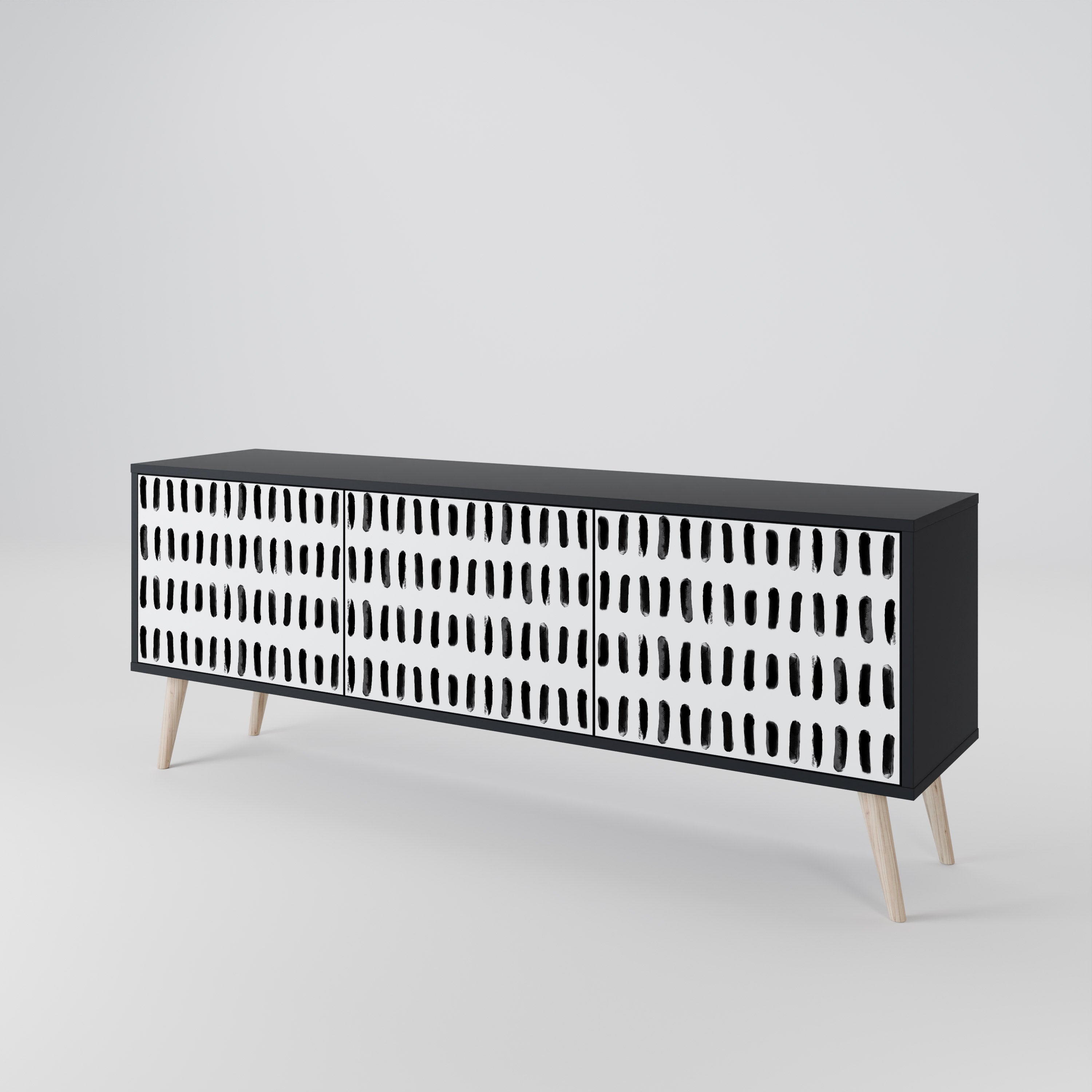 NIGHTY MELODIES 3-Door TV Cabinet